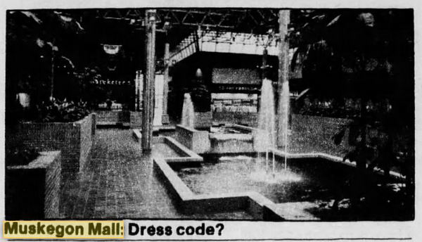 Muskegon Mall - Aug 1981 Article